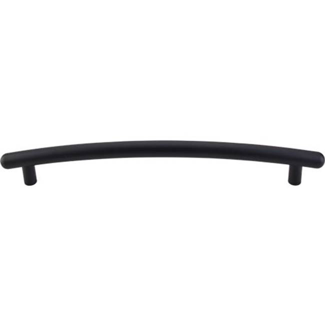 Top Knobs Curved Appliance Pull 12 Inch (c-c) Flat Black