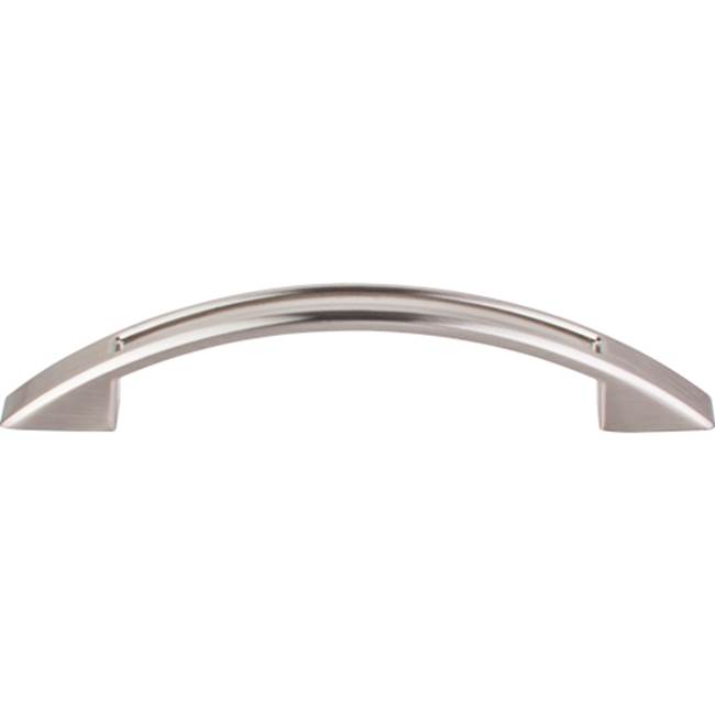 Top Knobs Tango Cut Out Pull 3 3/4 Inch (c-c) Brushed Satin Nickel