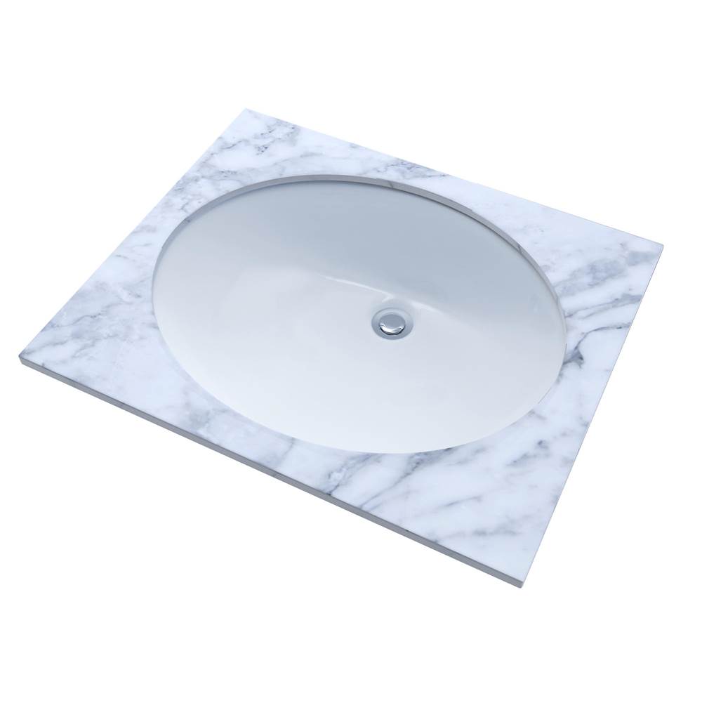 TOTO Toto® 17'' X 14'' Oval Undermount Bathroom Sink, Cotton White