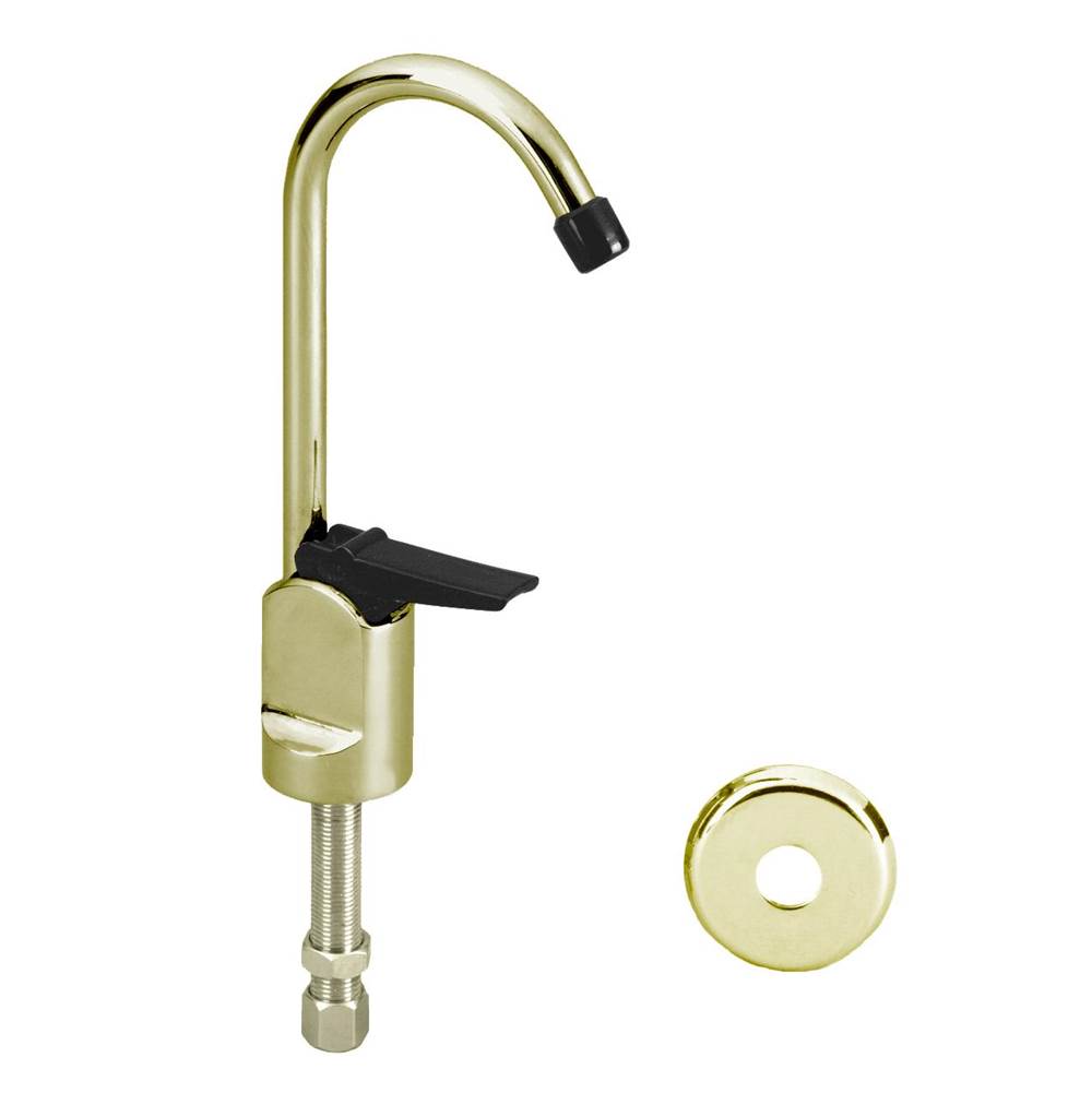 Westbrass Touch-Flo Style 6 in. Pure Water Dispenser in Polished Brass