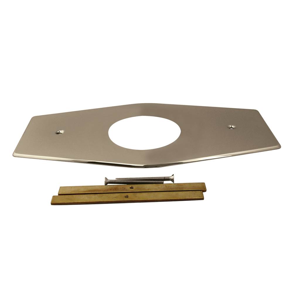 Westbrass One-Hole Remodel Plate for Mixet in Polished Nickel