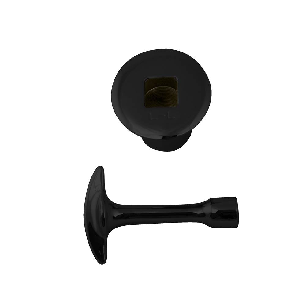 Westbrass Arrow Style Log Lighter Trim Lit for 3/4-Inch NPSM Valves in Matte Black