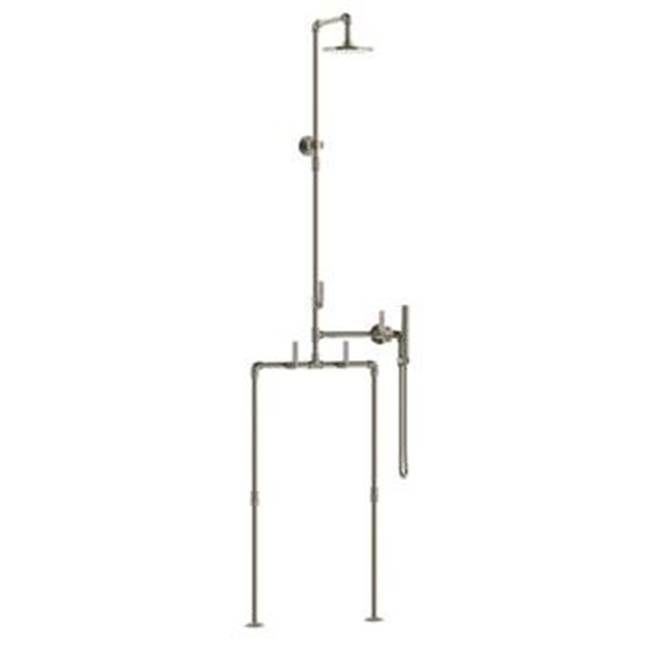 Watermark Floor Mounted Exposed Shower with Hand Shower Set