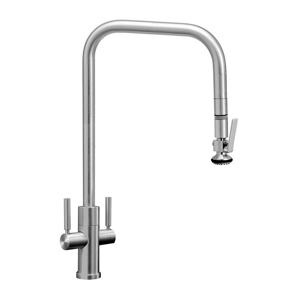Waterstone Fulton Modern Extended Reach 2 Handle Plp Faucet - Lever Sprayer