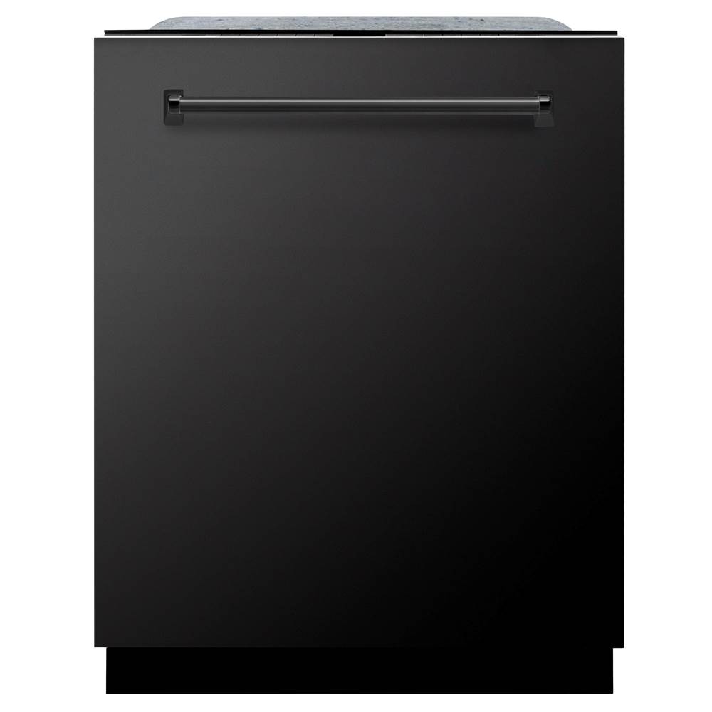Z-Line 24'' Monument Series 3rd Rack Top Touch Control Dishwasher in Black Stainless Steel with Stainless Steel Tub, 45dBa