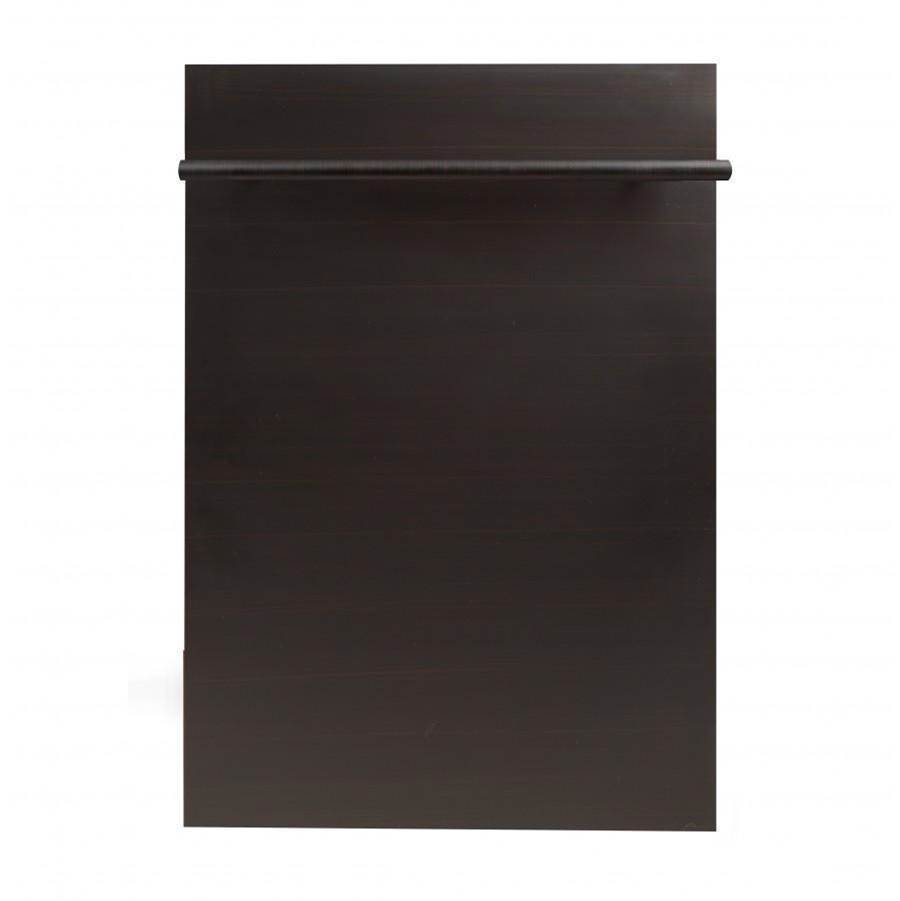 Z-Line 18'' Top Control Dishwasher in Oil-Rubbed Bronze with Stainless Steel Tub and Modern Style Handle