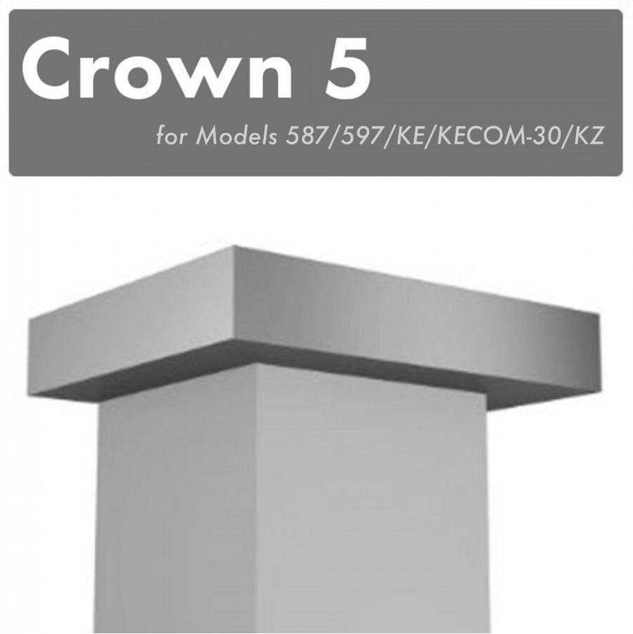 Z-Line Crown Molding Profile 5 for Wall Mount Range Hood
